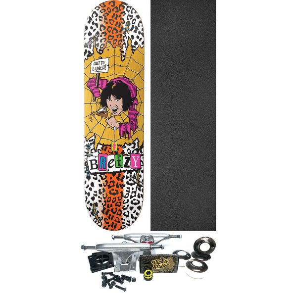 Girl Skateboards Breana Geering Out To Lunch Again Skateboard Deck - 8.5" x 32" - Complete Skateboard Bundle